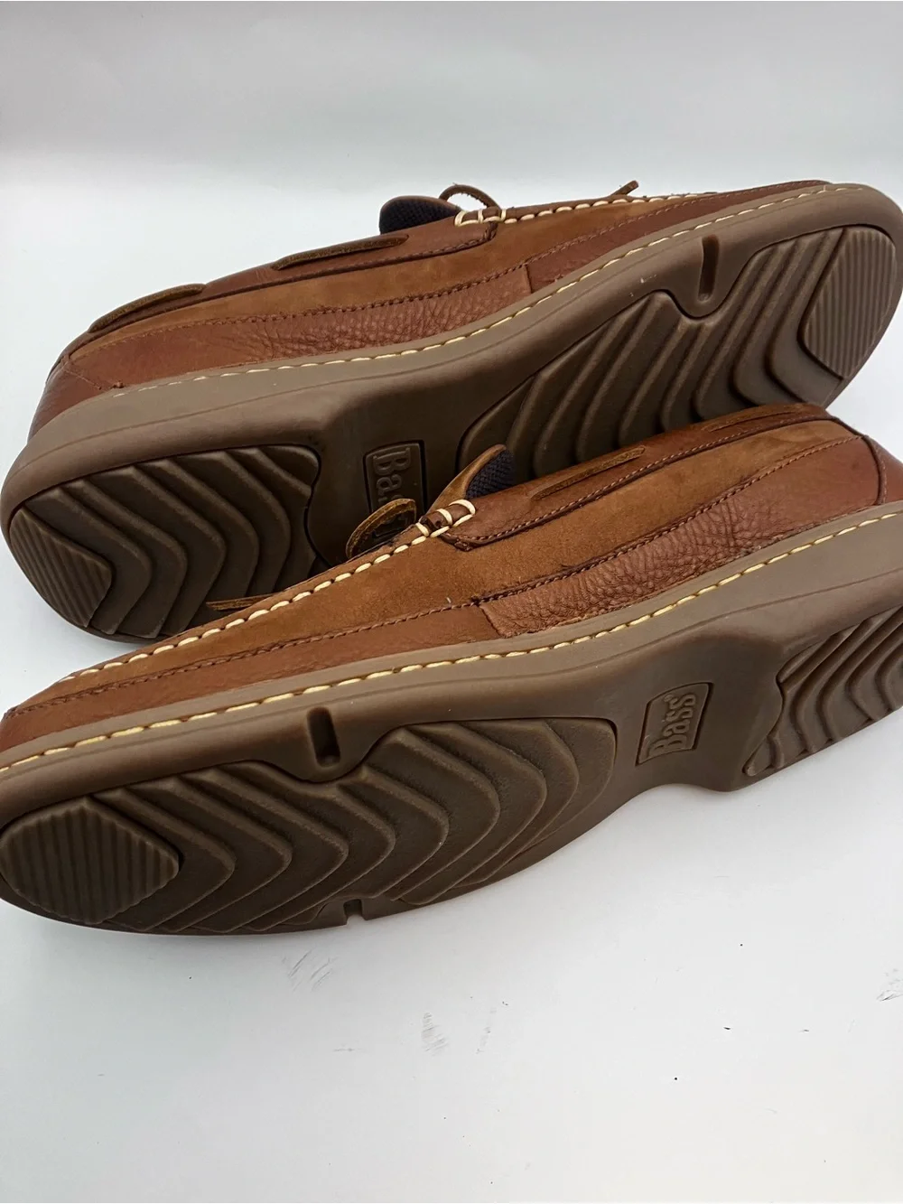 G.H. Bass & Co. Brown Suede Moc Toe Boat Shoes